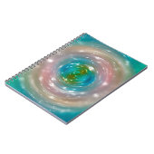 ボケ光, 多色の輝くぼやけたスポットライト ノートブック (左側)