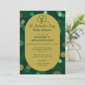 ボケ幸運なセントパトリックデーのお祝い 招待状 (スタンド正面)