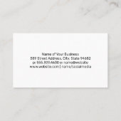 ボケ灯 | カクテルドリンク 名刺 (裏面)