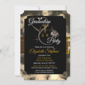 ボケ看護師聴診器心電図卒業パーティー 招待状 (正面)