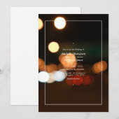 ボケ ウェディング 招待状 (正面/裏面)