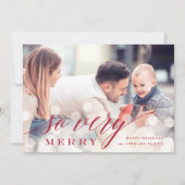 ボケ フレア | ホリデー フォト カード (正面)