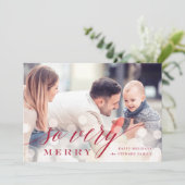 ボケ フレア | ホリデー フォト カード (スタンド正面)