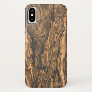 ボコート(木)仕上げ iPhone X ケース