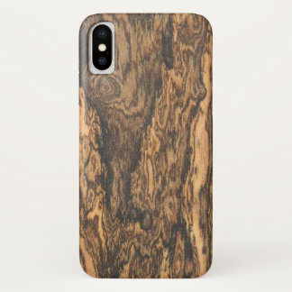 ボコート(木)仕上げ iPhone X ケース