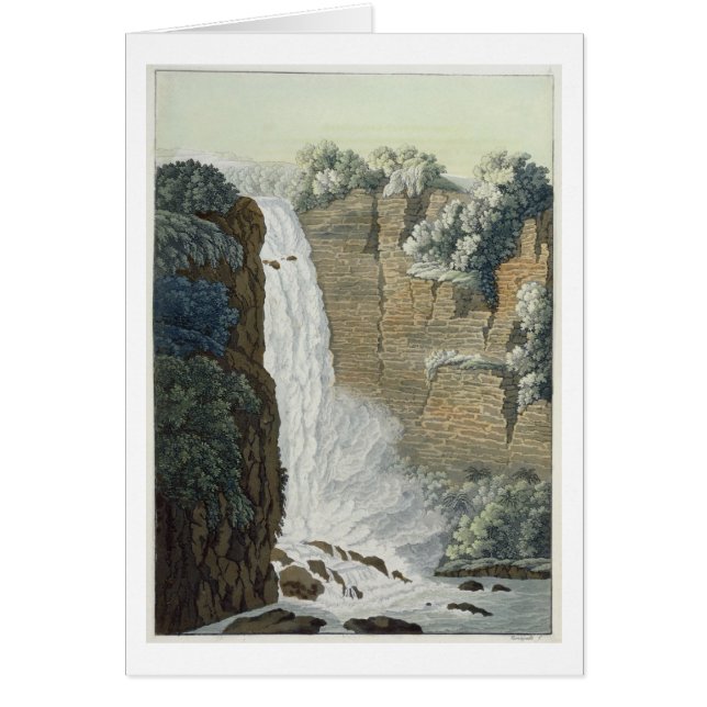 ボゴタの川、コロンビアのTequendamaの滝 (正面)