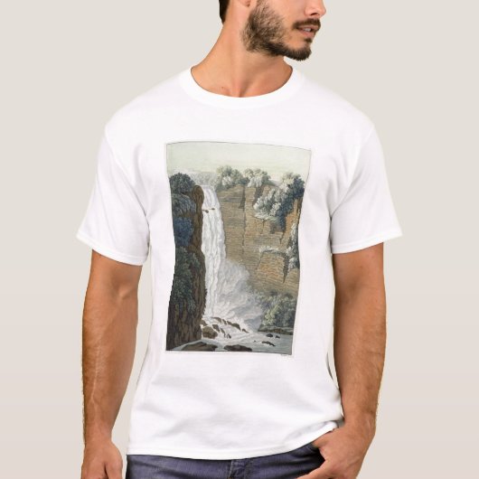 ボゴタの川、コロンビアのTequendamaの滝 Tシャツ (正面)