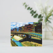 ボゴタの明るい建物 ポストカード (スタンド正面)