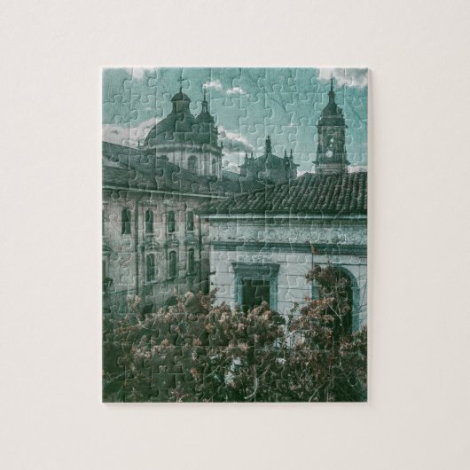 ボゴタの歴史的な中心の植民地建築 ジグソーパズル (縦)