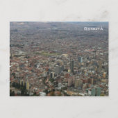 ボゴタの空中眺め ポストカード (正面)