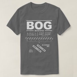 ボゴタエルドラド国際的エアポートBOG Tシャツ