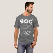 ボゴタエルドラド国際的エアポートBOG Tシャツ (正面フル)