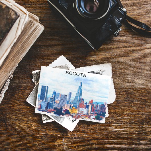 ボゴタカラフルコロンビア都市景観 ポストカード
