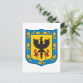 ボゴタコロンビアコートオブアームズ ポストカード (スタンド正面)