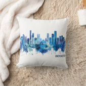 ボゴタコロンビア天窓ブルー クッション (ブランケット)