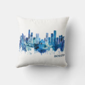 ボゴタコロンビア天窓ブルー クッション (裏面)