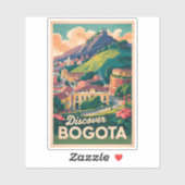 ボゴタコロンビア旅行アートヴィンテージ シール (シート)
