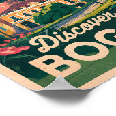 ボゴタコロンビア旅行アートヴィンテージ ポスター (角)