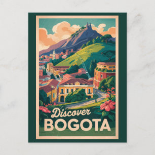 ボゴタコロンビア旅行アートヴィンテージ ポストカード
