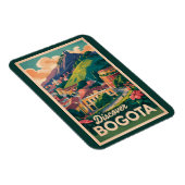 ボゴタコロンビア旅行アートヴィンテージ マグネット (右側)