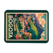 ボゴタコロンビア旅行アートヴィンテージ マグネット (横)