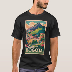 ボゴタコロンビア旅行アートヴィンテージ Tシャツ