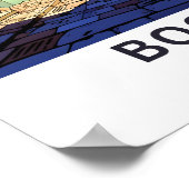 ボゴタコロンビア旅行プリント ポスター (角)