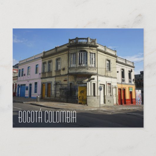 ボゴタコロンビア旧建物 ポストカード (正面)