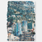 ボゴタコロンビア街並みビュー マグネット (正面)