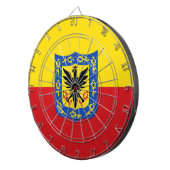 ボゴタ国旗、コロンビアダートボード、ダーツ ダーツボード (正面右)