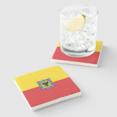 ボゴタ国旗（コロンビア・キャピタル・シティ） ストーンコースター (横)