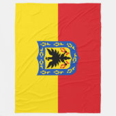 ボゴタ国旗(コロンビア・キャピタル・シティ) フリースブランケット (正面)