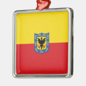 ボゴタ国旗(コロンビア・キャピタル・シティ) メタルオーナメント (左)