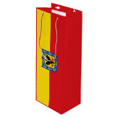 ボゴタ国旗、コロンビア・ワイン・抱き枕 ワインギフトバッグ (正面アングル)