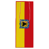 ボゴタ国旗、コロンビア・ワイン・抱き枕 ワインギフトバッグ (正面)