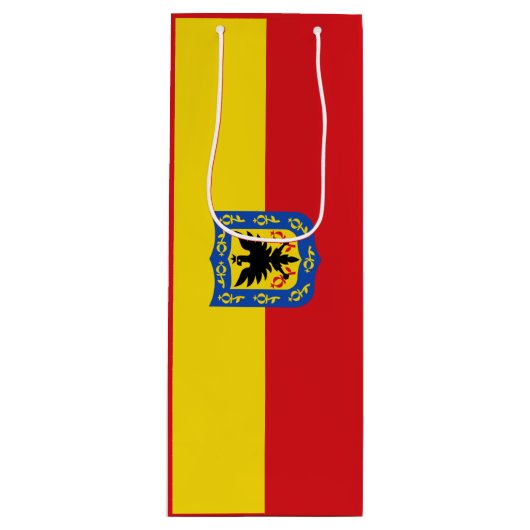 ボゴタ国旗、コロンビア・ワイン・抱き枕 ワインギフトバッグ (正面)