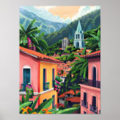 ボゴタ 印刷 コロンビア イラスト ボゴタ 旅行 ポスター (正面)