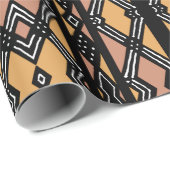 ボゴランモダンムッドクロスプリントラッピング紙 ラッピングペーパー (ロールコーナー)