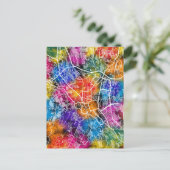 ボゴール市インドネシアシティの地図 ポストカード (スタンド正面)