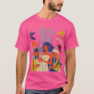 ボサノバサンバミュージックジャズブラジルRio D Tシャツ