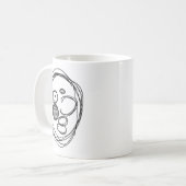 ボサボサ男子 コーヒーマグカップ (正面左)