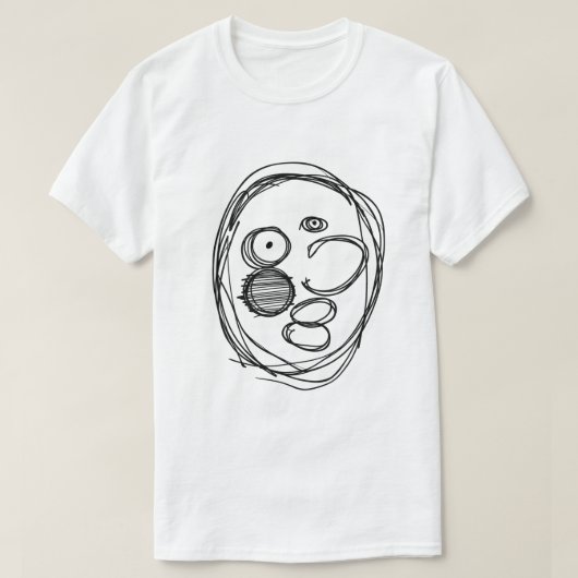 ボサボサ男子 Tシャツ (デザイン正面)