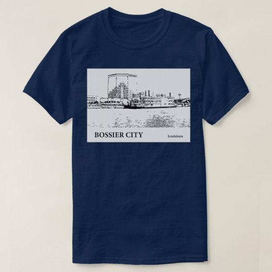 ボシアーシティルイジアナTシャツ – 2 Tシャツ (デザイン正面)