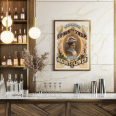 ボシェのドイツのシロップと緑の威厳がある花 ポスター