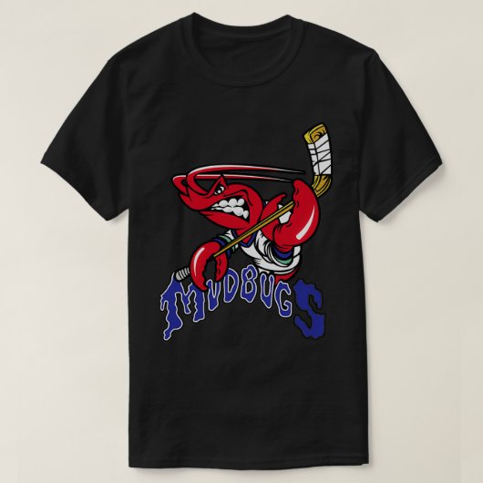 ボシエshreverport mudbugsアイスホッケークラシック tシャツ (デザイン正面)