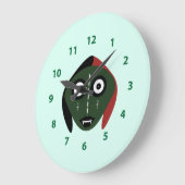 ボシゴグリーンウォールクロック ラージ壁時計 (傾斜)