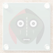 ボシゴグリーンガラスコースター ガラスコースター (裏面)