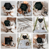 ボシンプルホエレガント妊娠の告知 招待状