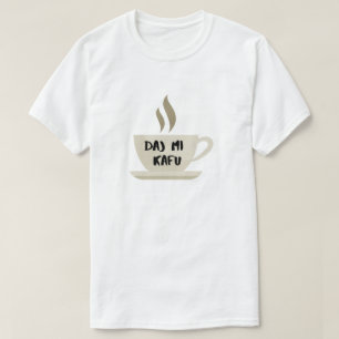ボシ与えン語で私のコーヒー – daj mi kafu tシャツ