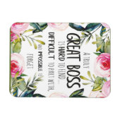 ボスありがとうボス感謝ギフト引用文 マグネット (横)